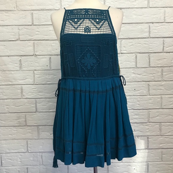 Free People Dresses & Skirts - Free People Emily Dress with Lace Panel